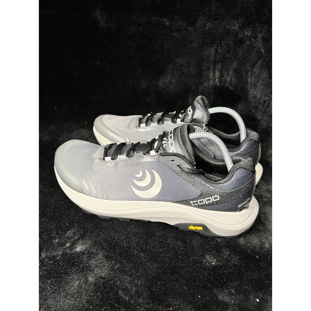 Topo Athletic MT-5 Womens US 10.5 Running Shoes Charcoal Gray Lace-Up Sneakers - Picture 1 of 7